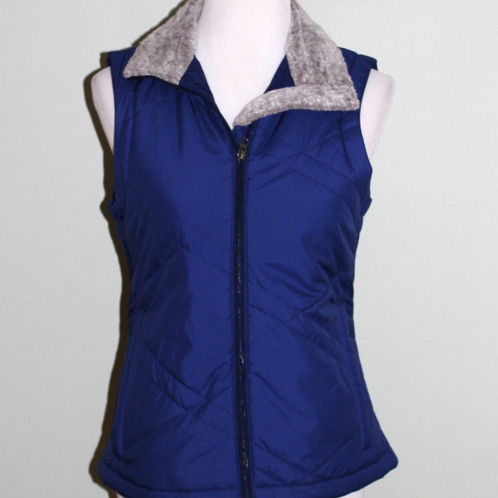 Columbia Sportswear Vest Size S Royal Blue Quilted